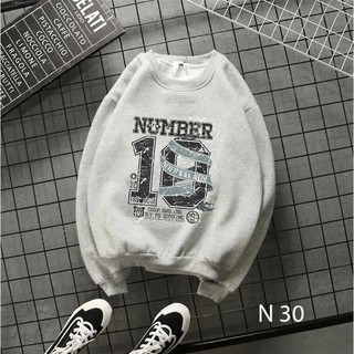 Áo sweater nam nữ number cao cấp