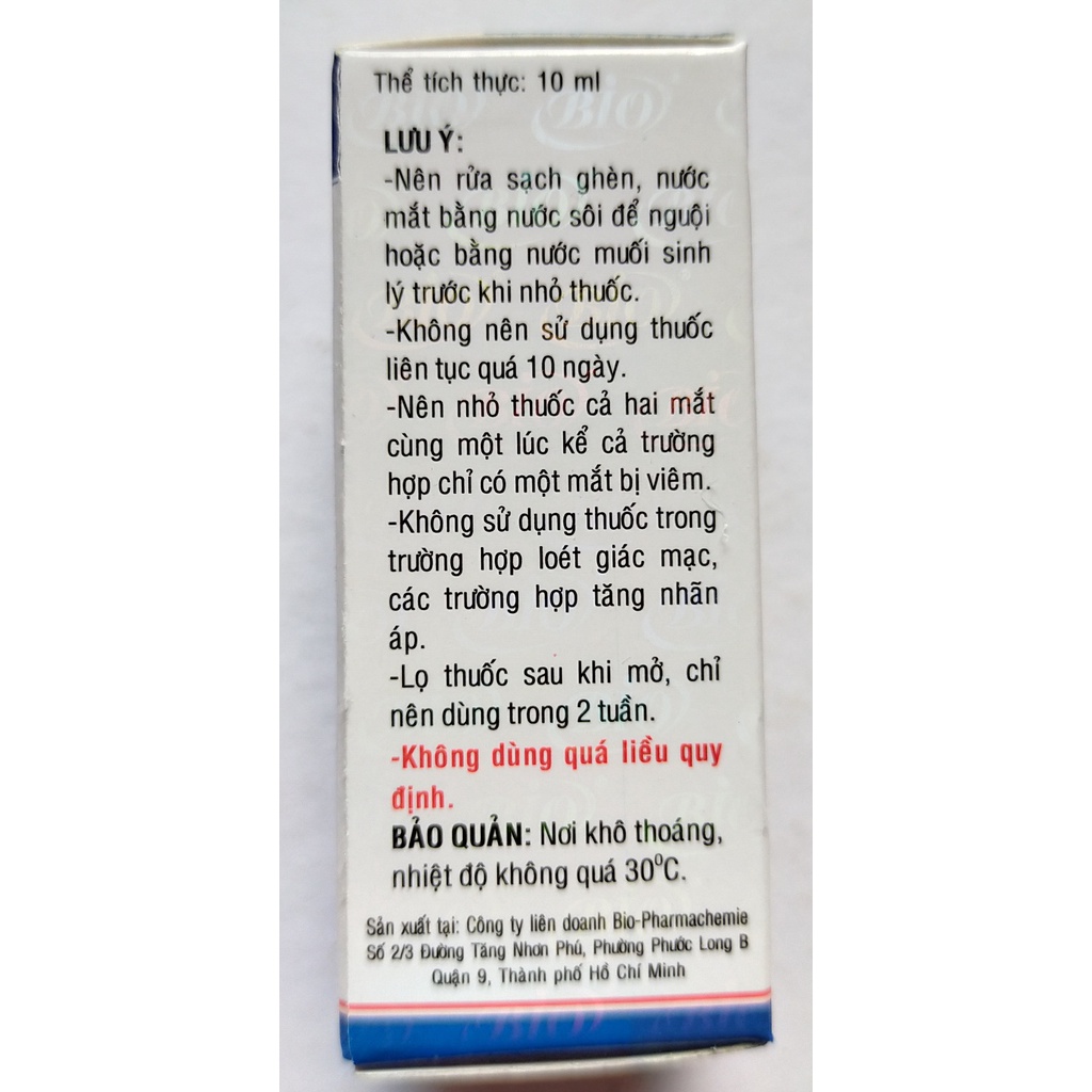 BIO-GENTADROP 10ml Dùng cho gia súc, gia cầm, chó, mèo