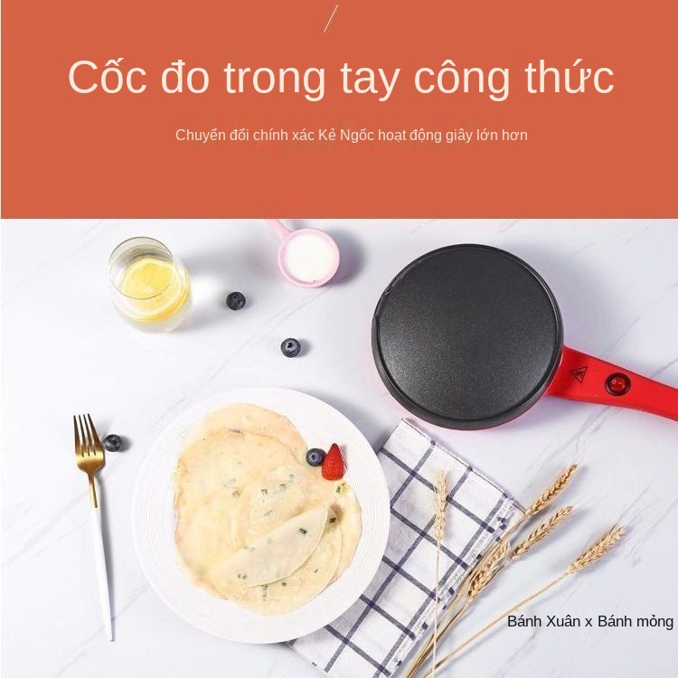 Máy làm bánh kếp gia đình giò chả Pebo pancake giá đặc biệt