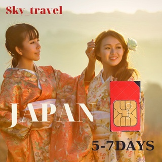 Sim Nhật Bản, sim 4G du lịch Nhật Bản 5D, 7D, full4G