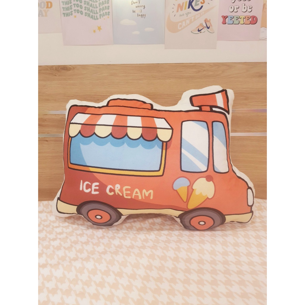 Gối ôm thú bông chất liệu nhung lông đào phong cách cute