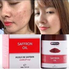 Saffron Oil  Hemani 30ml chính hãng / Tinh dầu chiết xuất 100% nhụy hoa nghệ tây nguyên chất
