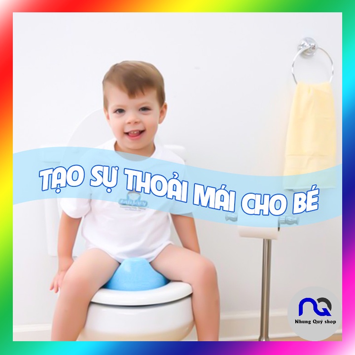 Nắp bô cho bé tập đi bồn cầu nhỏ gọn xinh iu