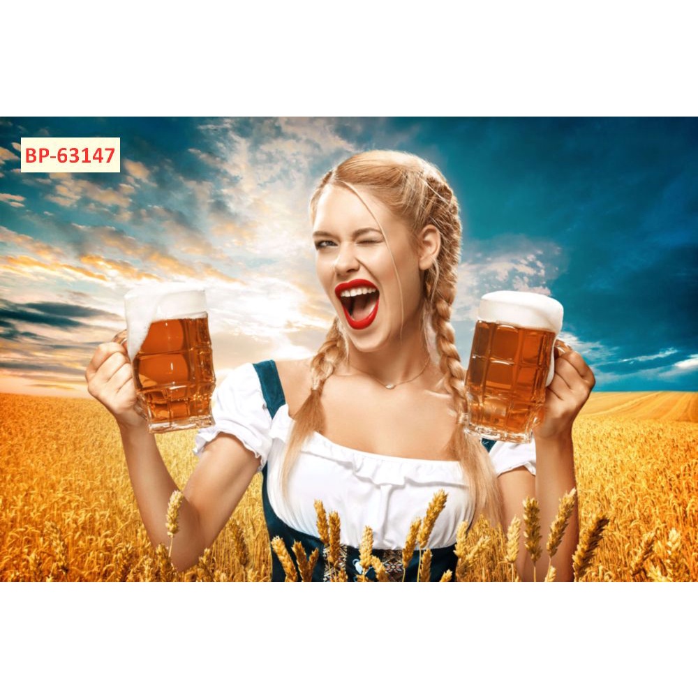 Tranh vải lụa 3D Club Bia Hơi,Bia Hà Nội, bar, quán ăn miễn Phí chèn tên riêng Quán, chèn chữ và logo theo yêu cầu