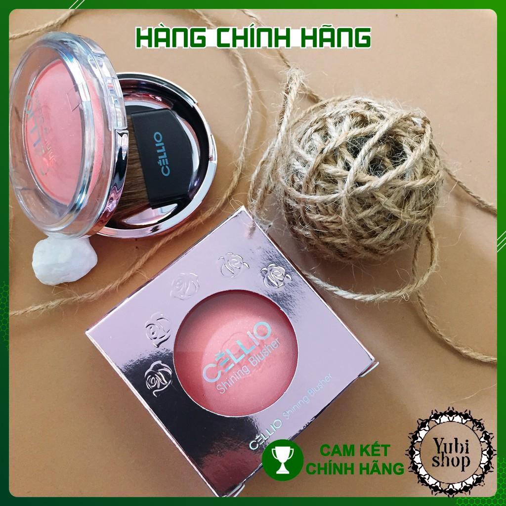 Phấn Má Hồng Cellio Chính Hãng - Hàn Quốc - Phấn Má Ngọc Trai Cellio Shining Blusher - HN