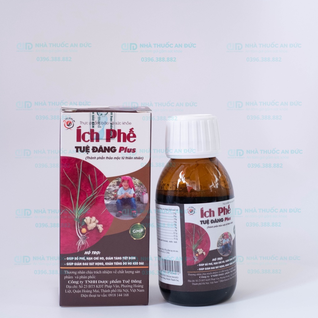 Siro Bổ Phế, Siro Ho Ích Phế Tuệ Đăng Plus - 80mL - Nhà thuốc An Đức