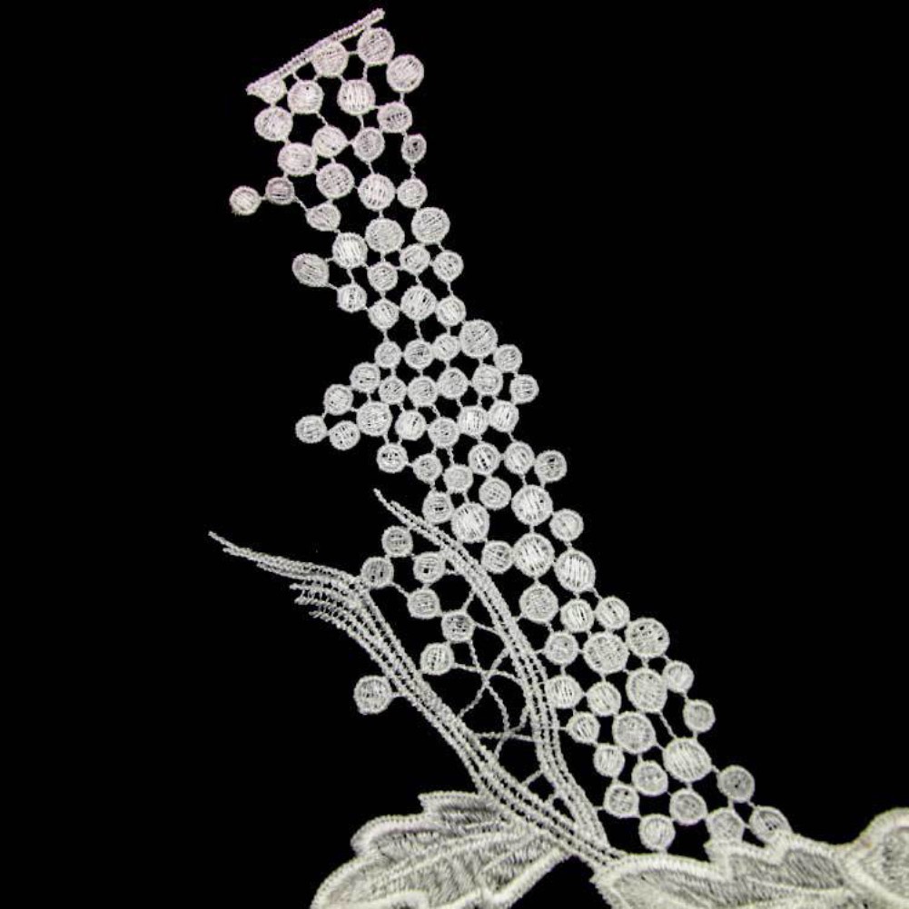 Phụ kiện may cổ áo hình hoa thêu