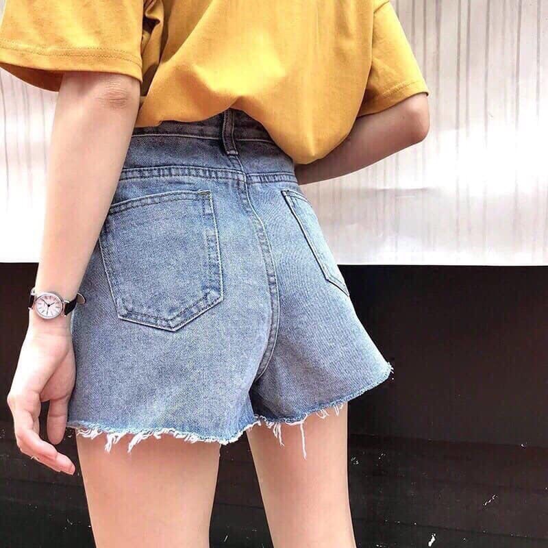 Quần short Jean nữ Nhiều Mẫu size S- 35 Size Đại trơn