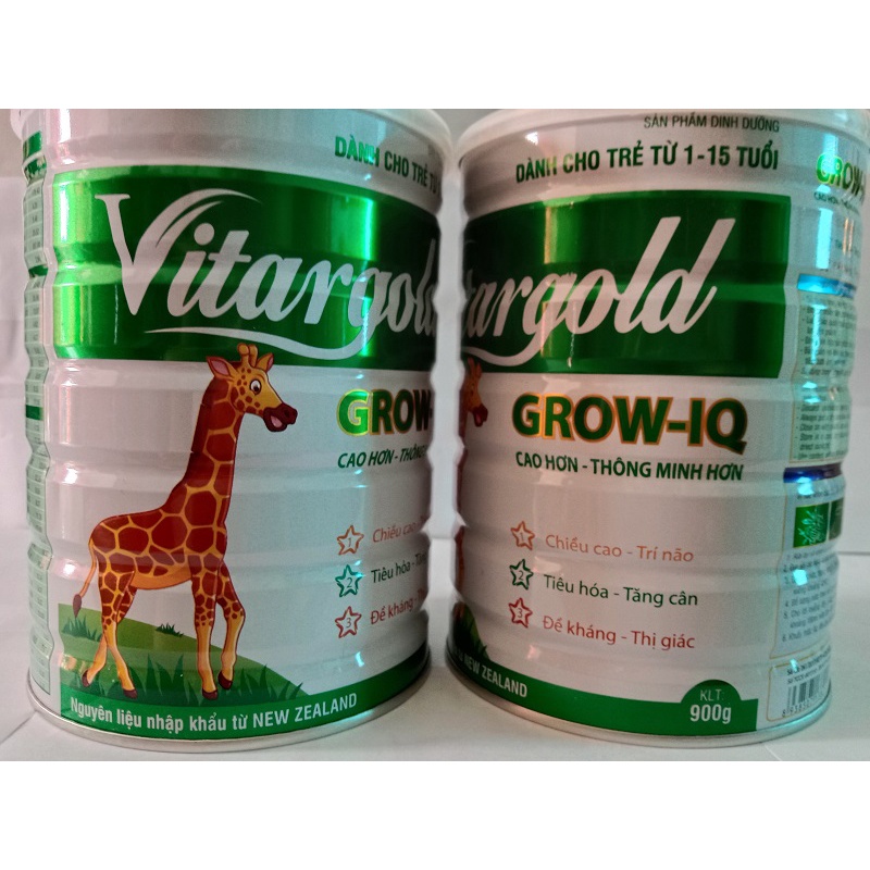 Sữa tăng trưởng chiều cao Vitargold 900g - Trẻ Cao hơn, thông minh hơn