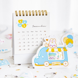 Bộ 40 Miếng Dán Trang Trí Hình Thỏ Dễ Thương