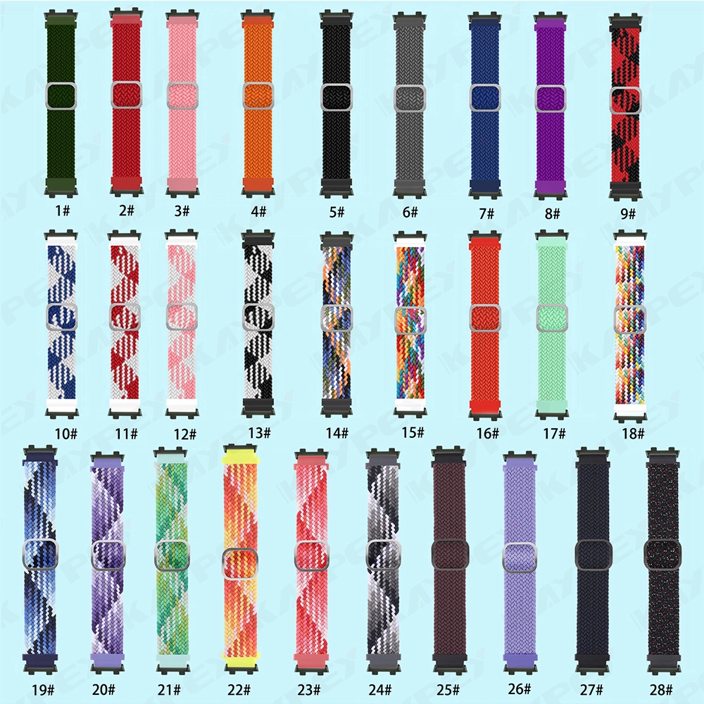 Dây Nylon Bện 1 / 2 Cho Đồng Hồ Thông Minh OPPO 41 / 46mm 42 / 46mm