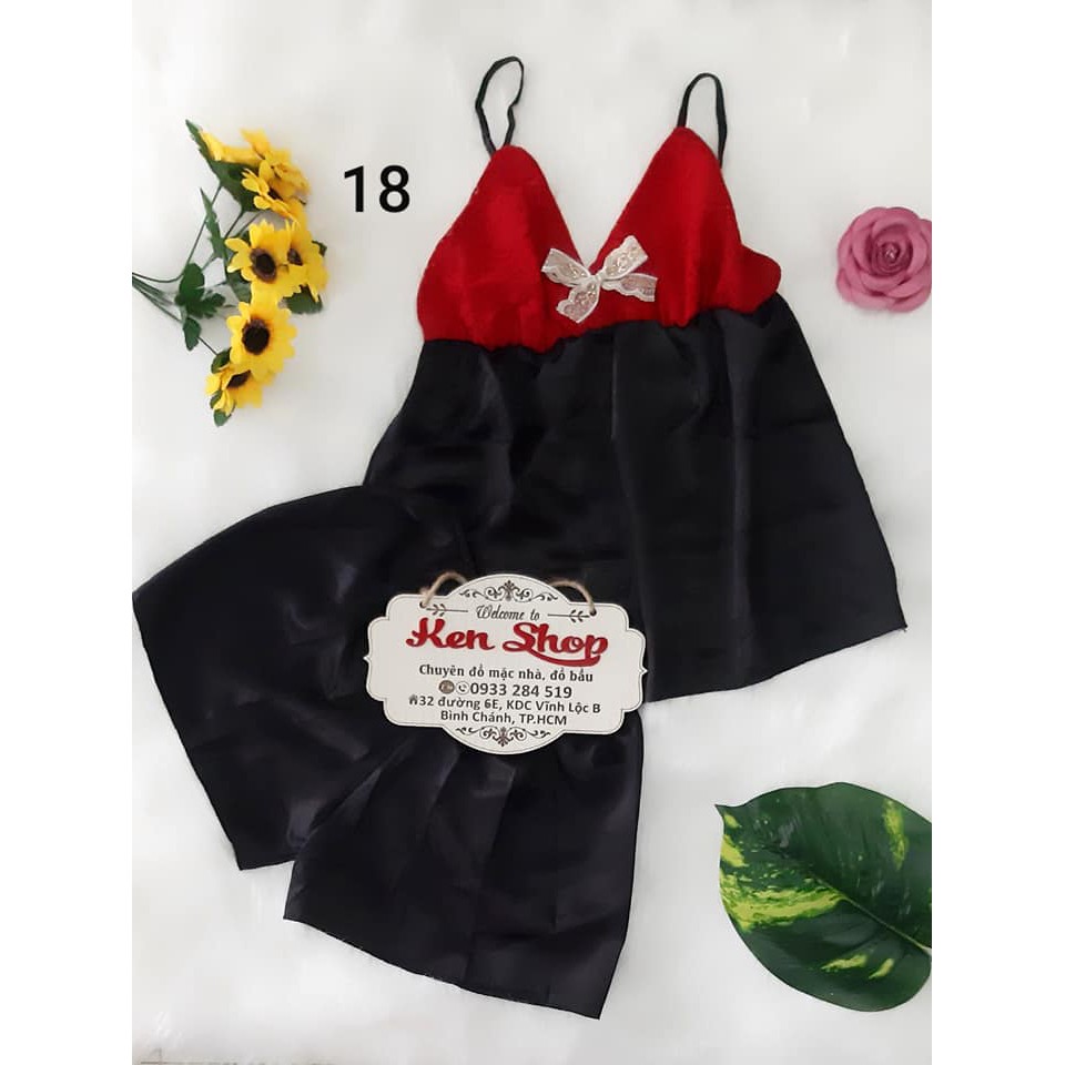 [Mã WA1606 giảm 15% đơn 99k] Đồ ngủ 2 dây phi mềm mịn thoải mái, ẢNH THẬT | BigBuy360 - bigbuy360.vn