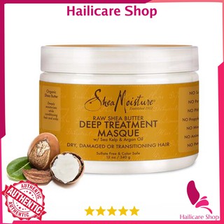 [Nhập Mỹ] Mặt Nạ Ủ Tóc SheaMoisture Raw Shea Butter Deep Treatment Masque