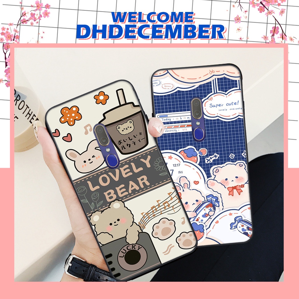 Ốp lưng Oppo F11 in hình nice ,good luck happy ốp xinh viền dẻo đẹp chất