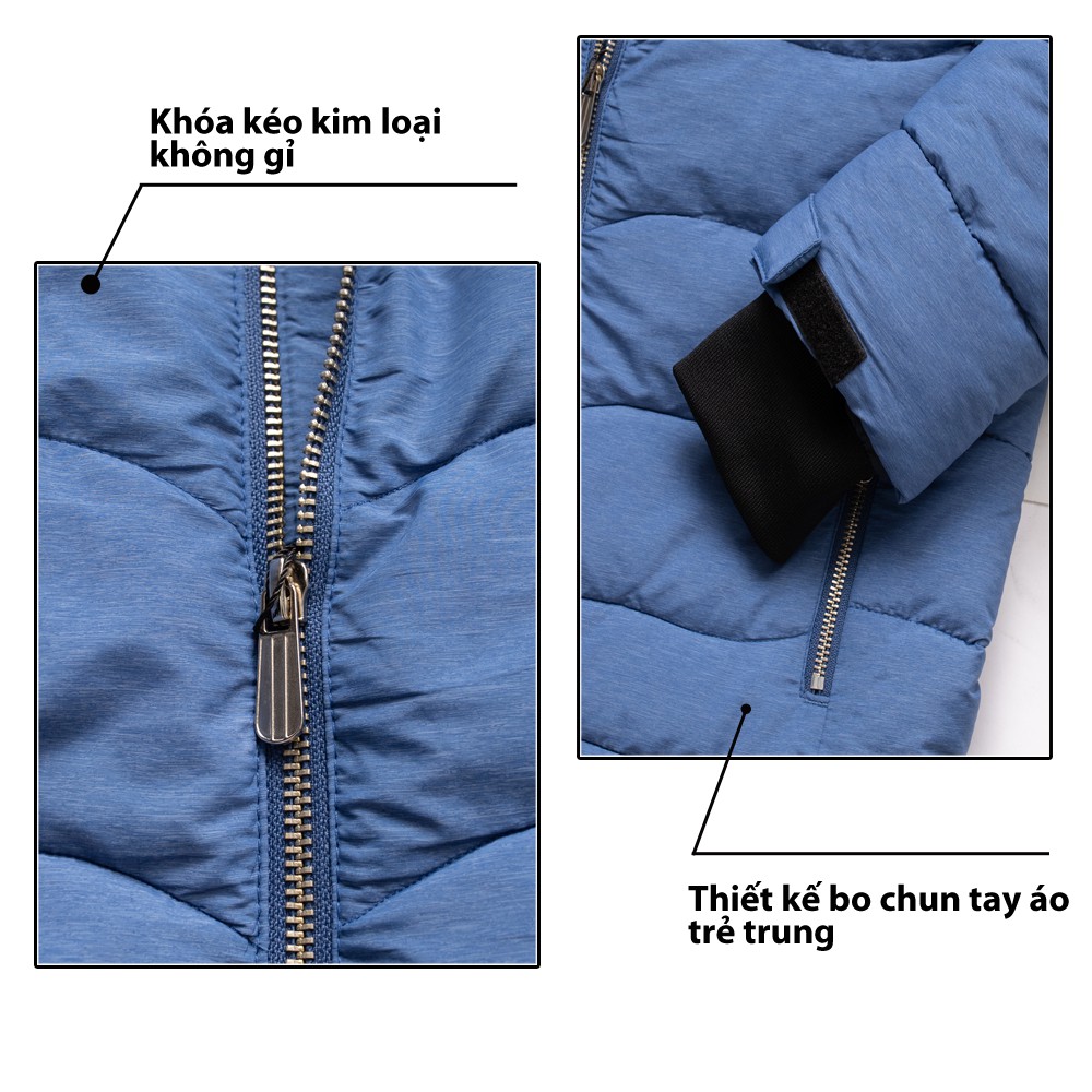 Áo Khoác Phao Nam 5S (2 màu), Mũ Liền, Siêu Dày Dặn, Siêu Ấm (AKC20024-02) | BigBuy360 - bigbuy360.vn
