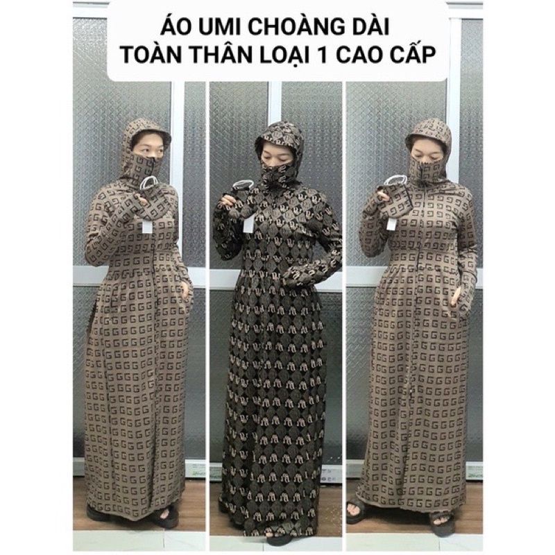 Áo chống nắng toàn thân UMI siêu dày đẹp chống tia UV