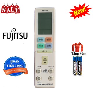 Điều khiển điều hoà Fujitsu chữ Nhật remote máy lạnh Fujitsu Nocria - Hàng mới [ tặng kèm pin, NH 30 ngày đổi trả ]
