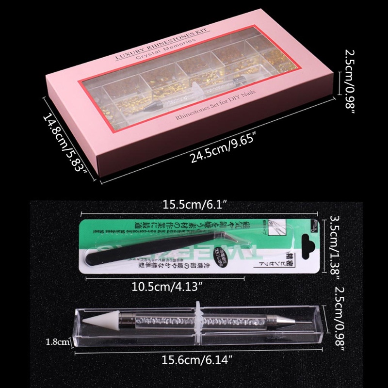 Hộp Phụ Kiện Đá Dán Trang Trí Móng Tay Chủ Đề Halloween