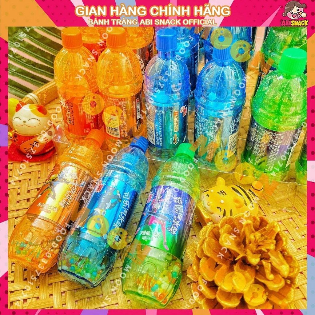 kẹo mút ngậm hình soda chai nước ngọt/que kem trái cây bánh kẹo ăn vặt Moon snack food