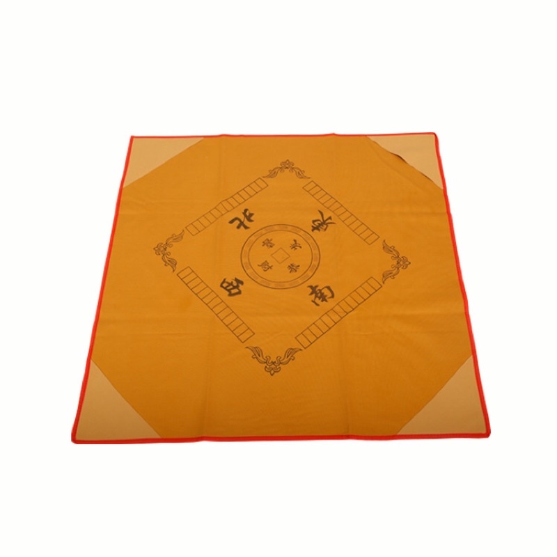 Thảm Mạt Chược Thảm Trải Bàn Mạt Chược Bằng Da Nhung Có Thể Gấp Lại Đa Năng Có Túi Ở Các Góc