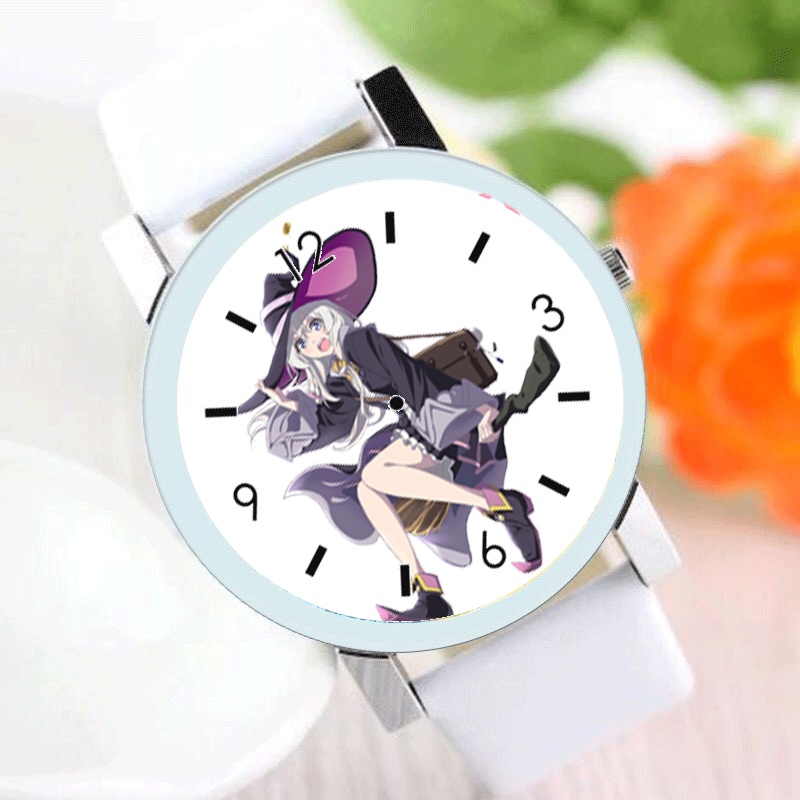 Đồng hồ đeo tay nam nữ in hình HÀNH TRÌNH CỦA ELENA anime chibi xinh xắn