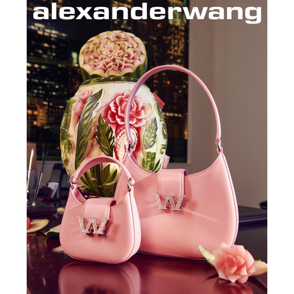 Túi Đeo Chéo Alexan wang Khoá Đá Nhỏ, Túi Xách Nữ Alex Wang Đá Đeo Vai Thời Trang,