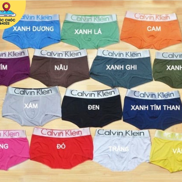 [ SIÊU RẺ ] QUẦN LÓT NAM BOXER CK ĐAI BẠC COTTON SIÊU MÁT