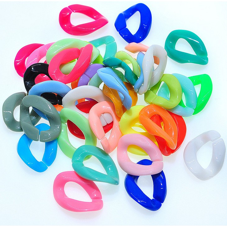 Set 30 phụ kiện làm trang sức nhiều màu sắc