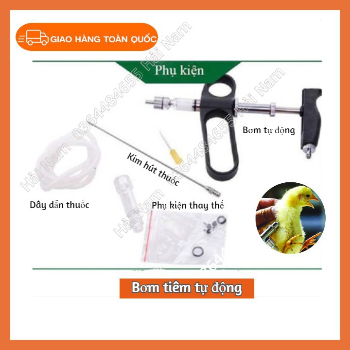 COMBO 5 XILANH TIÊM TỰ ĐỘNG-KIM TIÊM TỰ ĐỘNG CHO GIA SÚC GIA CẦM GIÁ RẺ