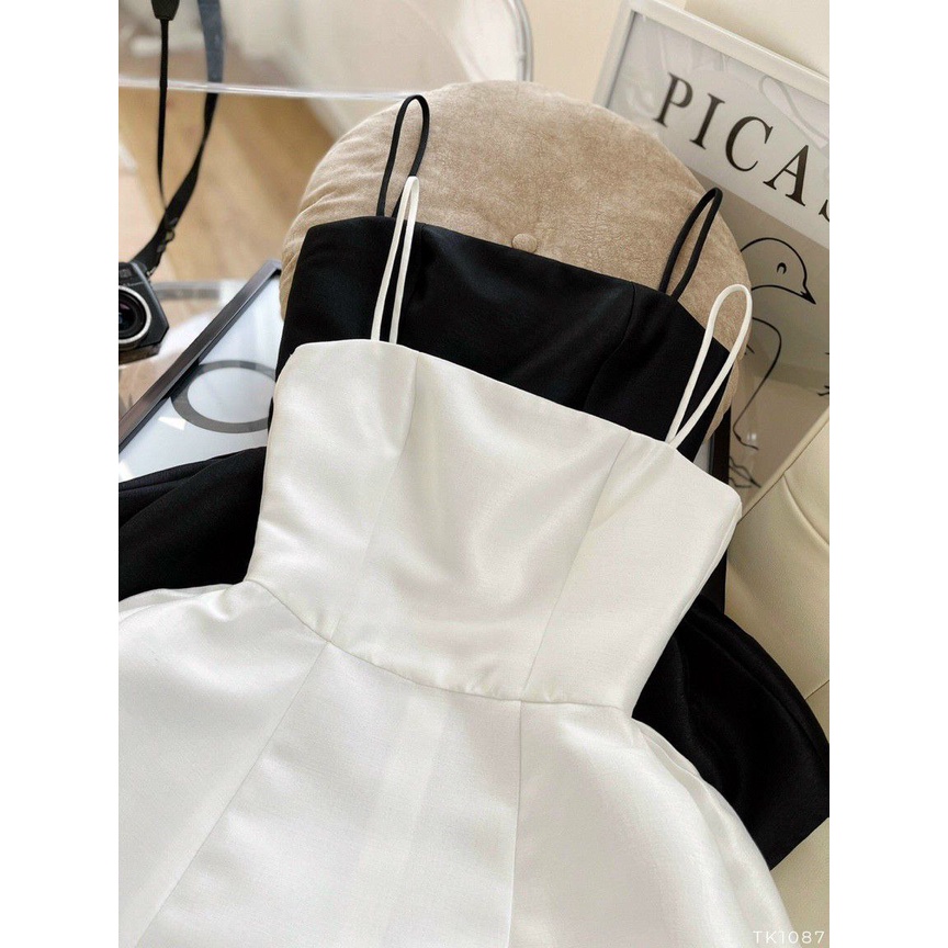 LIKEHER - ÁO 2 DÂY PEPLUM A01