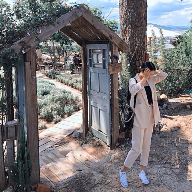 Áo blazer & quần gân