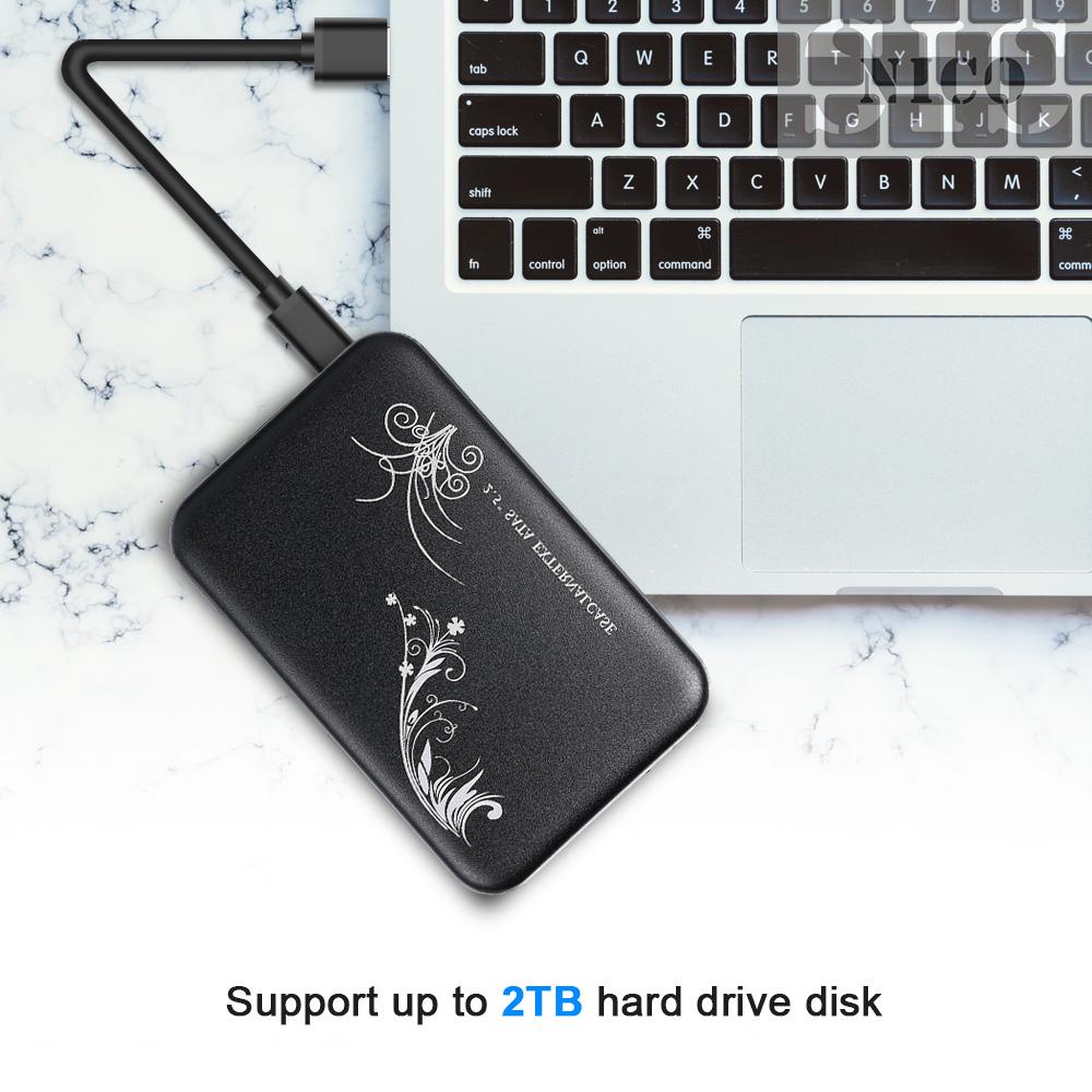 Hộp Đựng Ổ Cứng Ngoài 2.5 Inch Sata Hdd Sang Usb2.0 | BigBuy360 - bigbuy360.vn