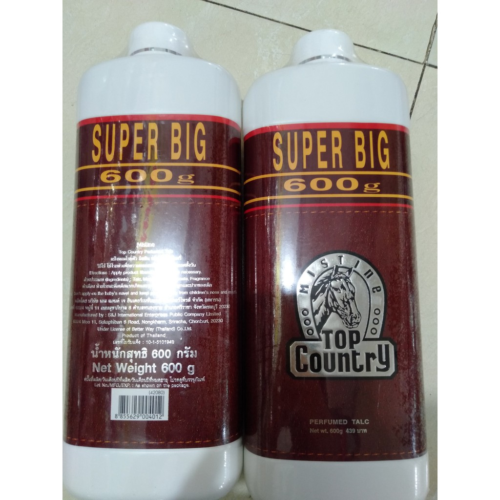 Phấn rơn con ngựa Top country Thái Lan. chai 600gam | BigBuy360 - bigbuy360.vn