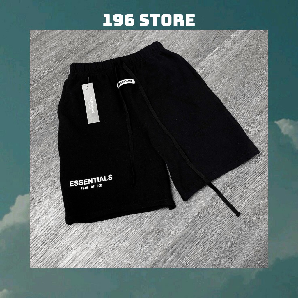 Quần Short Essentials Chất Liệu Nỉ Da Cá, Quần Short Thể Thao Unisex, Thoáng Mát Đủ Size 40kg - 85kg - Lỗi 1 Đổi 1 | BigBuy360 - bigbuy360.vn