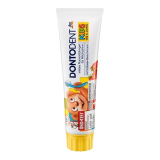 Kem đánh răng dontodent cho trẻ hương dâu, 100 ml