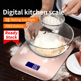 KUBEI Cân thực phẩm cân bếp 5kg cân kỹ thuật số điện tử