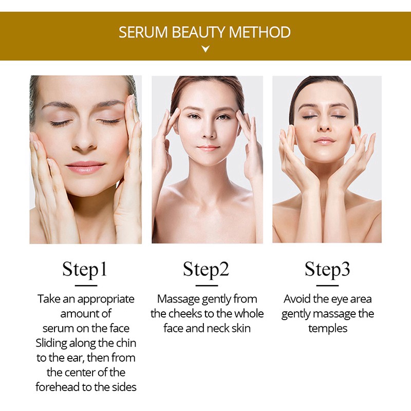 Set 3 serum 24k làm săn chắc da + serum phục hồi da cá sấu 15ml + serum hỗ trợ giảm mụn chàm cây trà 15ml Vibrant Glamour