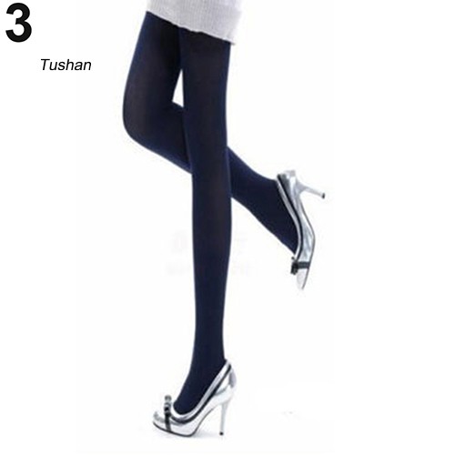 TUSH Women Fashion Pure Color 120D Opaque Footed Tights Sexy Pantyhose Stockings Socks | BigBuy360 - bigbuy360.vn