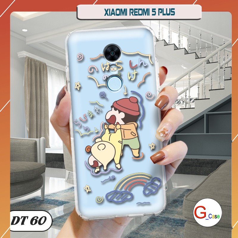 Ốp lưng dẻo trong in hình cho Xiaomi Redmi 5 Plus