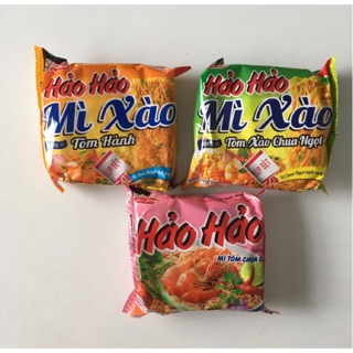 5 gói Mì Hảo Hảo : Hương Vị Tôm Chua Cay & mì xào 75g