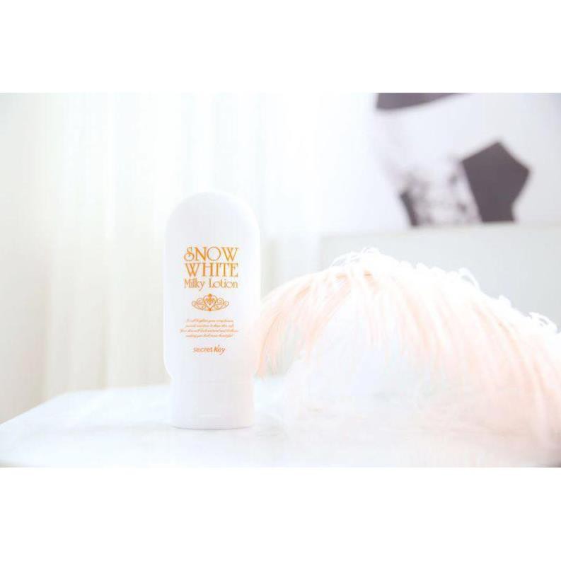 Sữa dưỡng thể dưỡng trắng SECRET KEY Snow White Milky Lotion 120g