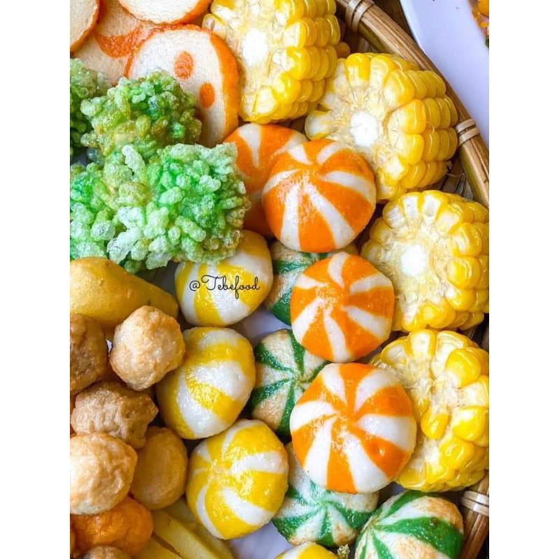 Bánh bao sọc nhím nhân trứng cá hồi 500g Lacusina | BigBuy360 - bigbuy360.vn