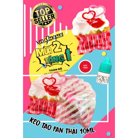 KEO TẠO FAN TAY 10ml  GÔM CHÂN ĐỈNH CHÓP,KHÔNG TRẮNG CHÂN FAN