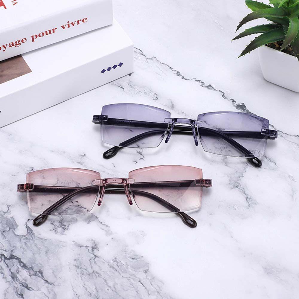 MOCHO Kính Đọc Sách Không Gọng Chống Bức Xạ Màu Trà Xanh Thời Trang Cho Nam