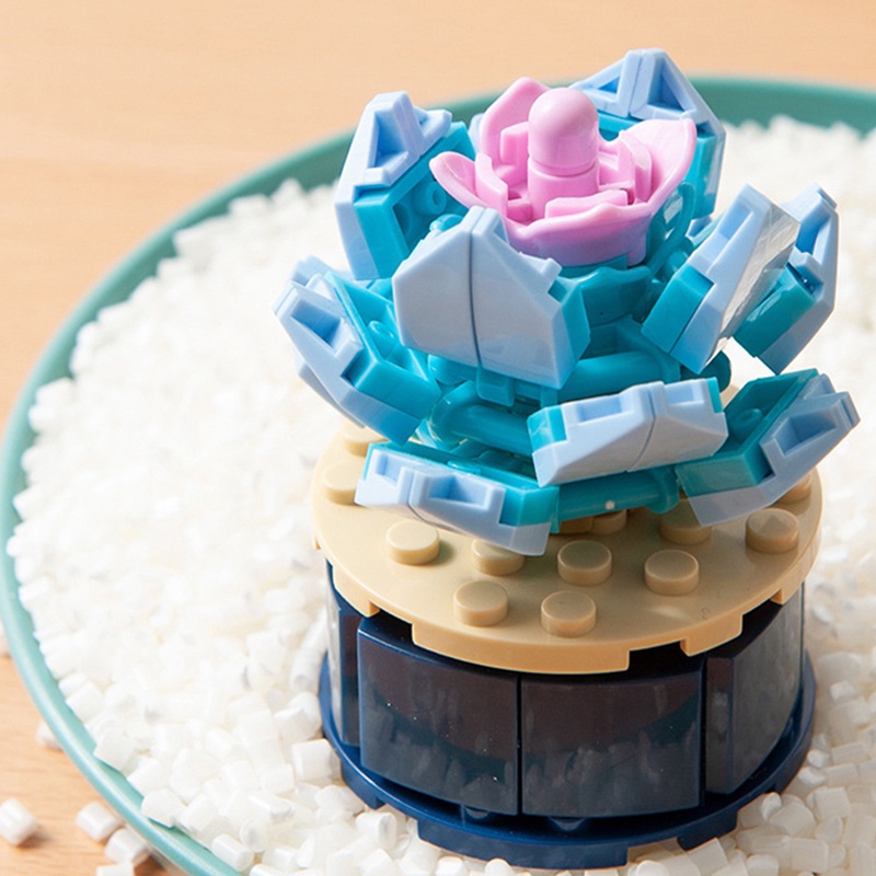 Bộ Đồ Chơi Lắp Ráp Chậu Hoa DIY Dành Cho Trẻ Em