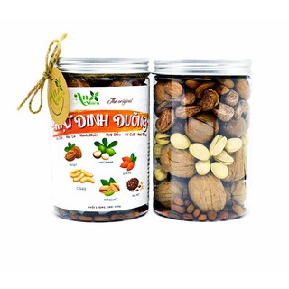 Hạt dinh dưỡng 400G( Hạt óc chó, Hạt mắc ca,Hạnh nhân bơ,Hạt điều vỏ lụa, Hạt dẻ cười, Hạt thông)