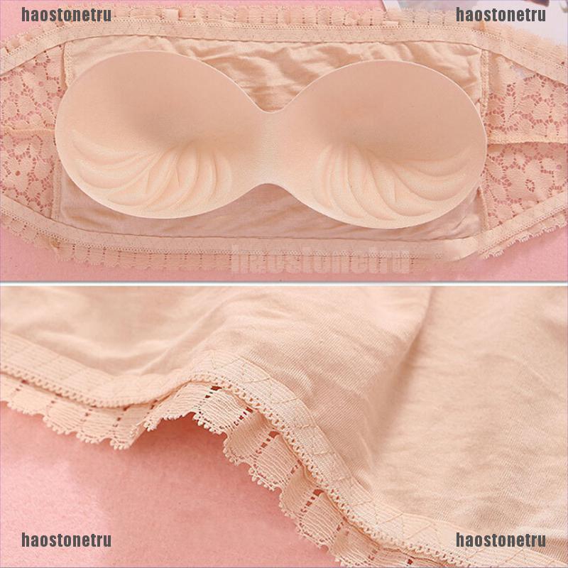 Áo Ngực Ống Màu Trơn Phối Ren Có Mút Nâng Ngực | BigBuy360 - bigbuy360.vn