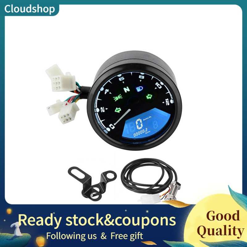 Đồng Hồ Đo Tốc Độ Xe Máy Màn Hình Lcd