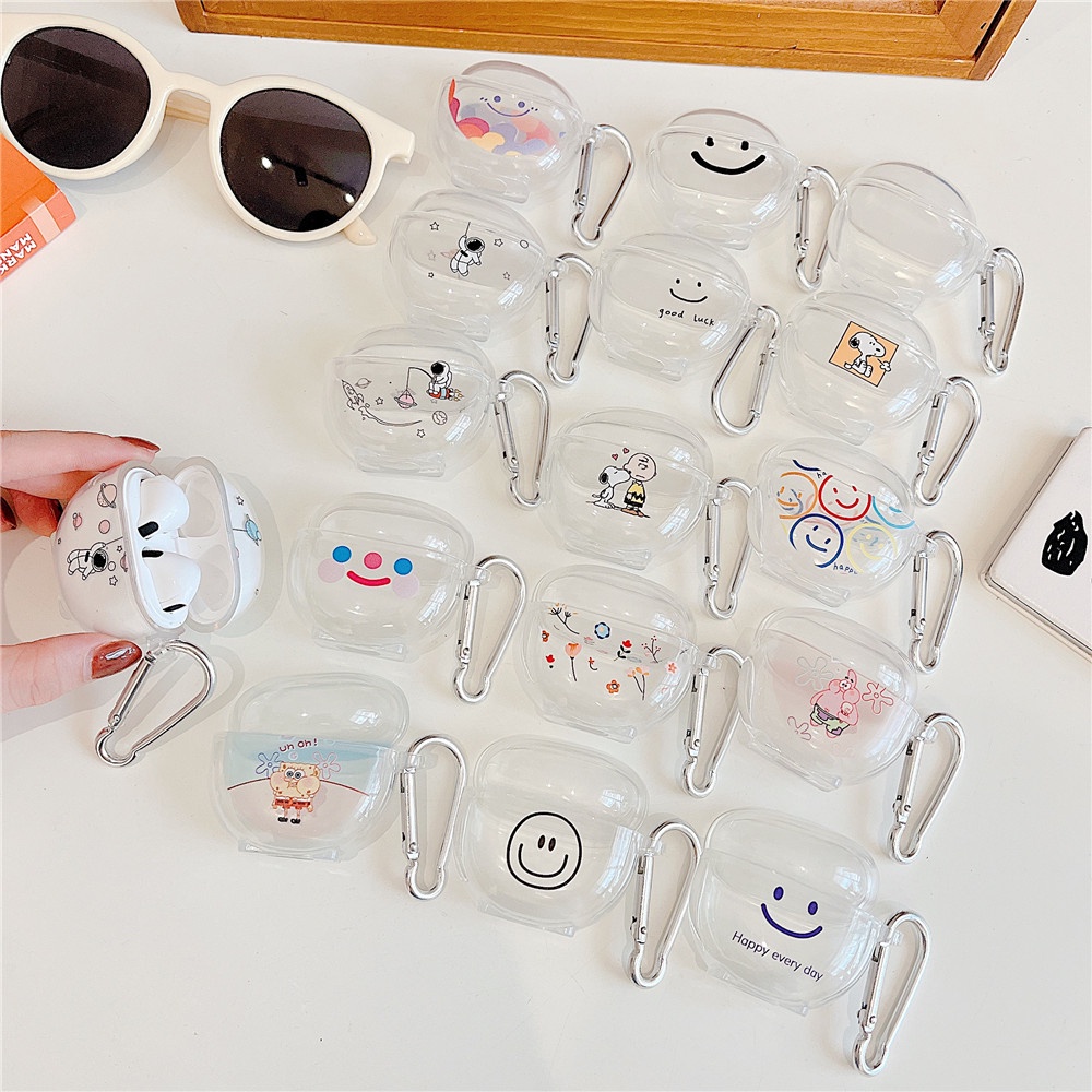 Vỏ Bảo Vệ Hộp Sạc Tai Nghe Airpods Pro 7 Trong Suốt Chất Lượng Cao