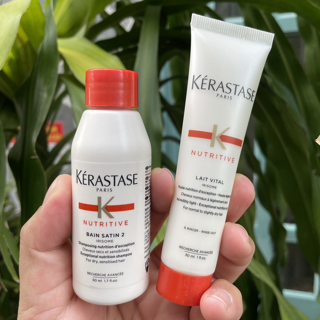 Dầu gội xả dành cho tóc khô Kerastase Nutritive 250ml/200ml